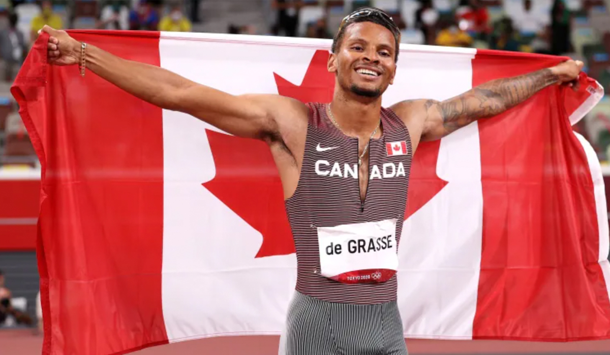 Canadas Andre de Grasse Takes Olympic Gold in Mens 200 Meters